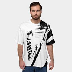 Футболка оверсайз мужская The prodigy - логотип, цвет: 3D-принт — фото 2