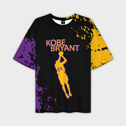 Футболка оверсайз мужская Kobe Bryant Баскетболист 24, цвет: 3D-принт