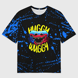 Футболка оверсайз мужская Хагги Вагги Поппи Плейтайм, цвет: 3D-принт
