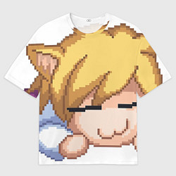 Мужская футболка оверсайз Неко-Арк