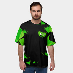 Футболка оверсайз мужская GreenMini HuggyWuggyPoppy Playtime, цвет: 3D-принт — фото 2