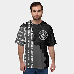 Футболка оверсайз мужская МАНЧЕСТЕР СИТИ Графика, цвет: 3D-принт — фото 2