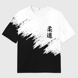 Футболка оверсайз мужская ДЗЮДО КУДО JUDO, цвет: 3D-принт