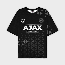 Мужская футболка оверсайз Ajax Champions Uniform