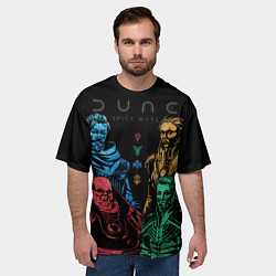 Футболка оверсайз мужская Dune: Spice Wars все фракции, цвет: 3D-принт — фото 2