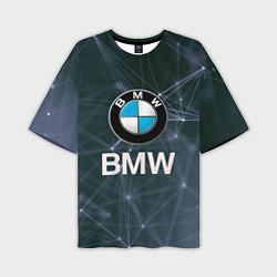 Футболка оверсайз мужская БМВ - BMW Абстракция, цвет: 3D-принт