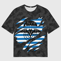 Футболка оверсайз мужская СПЕЦНАЗ ГРУ ВДВ, цвет: 3D-принт