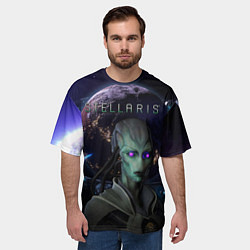 Футболка оверсайз мужская STELLARIS СТЕЛЛАРИС, цвет: 3D-принт — фото 2