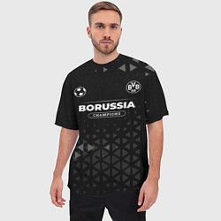 Футболка оверсайз мужская Borussia Champions Uniform, цвет: 3D-принт — фото 2