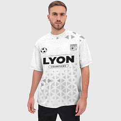 Футболка оверсайз мужская Lyon Champions Униформа, цвет: 3D-принт — фото 2