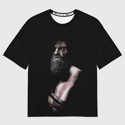 Футболка оверсайз мужская Кратос Kratos, цвет: 3D-принт