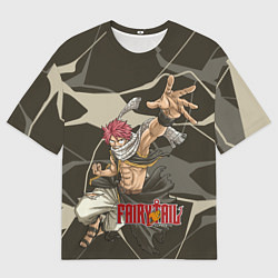 Футболка оверсайз мужская Хвост Феи - Нацу Драгнил, цвет: 3D-принт