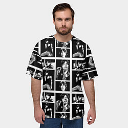 Футболка оверсайз мужская MICK JAGGER MUSICIAN, цвет: 3D-принт — фото 2