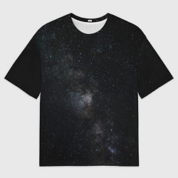 Футболка оверсайз мужская Лонгслив Звезды и космос, цвет: 3D-принт