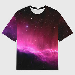 Футболка оверсайз мужская Night Nebula, цвет: 3D-принт
