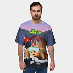 Футболка оверсайз мужская Стегобака, цвет: 3D-принт — фото 2