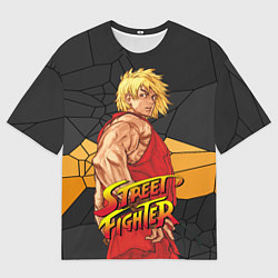 Футболка оверсайз мужская Кен Мастерс - Street Fighter, цвет: 3D-принт