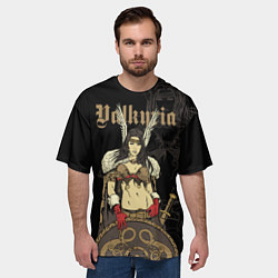 Футболка оверсайз мужская Валькирия - дева воительница, цвет: 3D-принт — фото 2