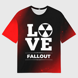 Футболка оверсайз мужская Fallout Love Классика, цвет: 3D-принт