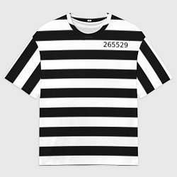 Футболка оверсайз мужская По статье, цвет: 3D-принт