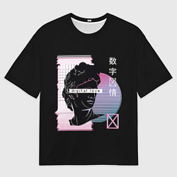 Футболка оверсайз мужская Digital Love, цвет: 3D-принт