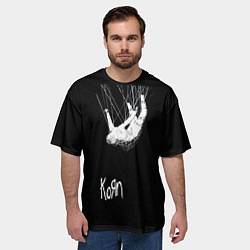 Футболка оверсайз мужская KoЯn Korn, цвет: 3D-принт — фото 2