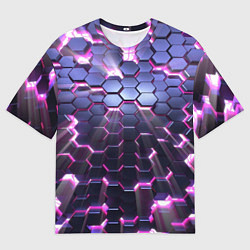 Футболка оверсайз мужская Сквозь плиты, цвет: 3D-принт
