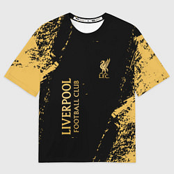 Футболка оверсайз мужская Liverpool гранж, цвет: 3D-принт