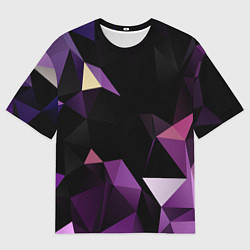 Футболка оверсайз мужская Полигональная магия, цвет: 3D-принт