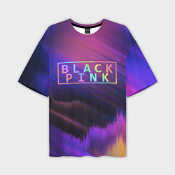 Футболка оверсайз мужская BLACKPINK COLORS, цвет: 3D-принт