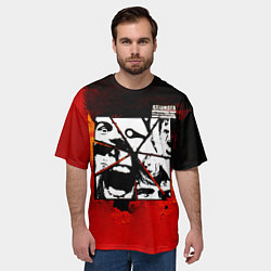 Футболка оверсайз мужская Больше чем любовь - Stigmata, цвет: 3D-принт — фото 2