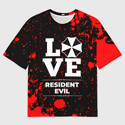 Футболка оверсайз мужская Resident Evil Love Классика, цвет: 3D-принт
