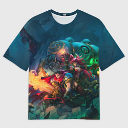 Футболка оверсайз мужская Battle Chasers, цвет: 3D-принт