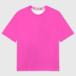 Футболка оверсайз мужская Яркий розовый из фильма Барби, цвет: 3D-принт