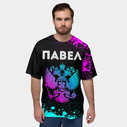 Футболка оверсайз мужская Павел Россия, цвет: 3D-принт — фото 2