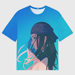 Мужская футболка оверсайз Красотка Аспира Golden Kamuy