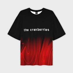 Футболка оверсайз мужская The Cranberries Red Plasma, цвет: 3D-принт