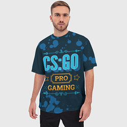 Футболка оверсайз мужская Игра CS:GO: PRO Gaming, цвет: 3D-принт — фото 2