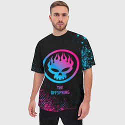 Футболка оверсайз мужская The Offspring Neon Gradient, цвет: 3D-принт — фото 2