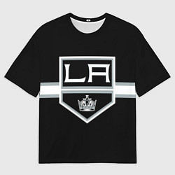 Футболка оверсайз мужская Лос-Анджелес Кингз Форма, цвет: 3D-принт