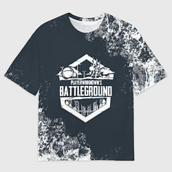 Футболка оверсайз мужская PUBG - playerunknown battlegrounds, цвет: 3D-принт