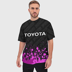 Футболка оверсайз мужская Toyota Pro Racing, цвет: 3D-принт — фото 2