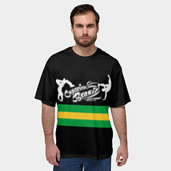 Футболка оверсайз мужская Капоэйра, цвет: 3D-принт — фото 2