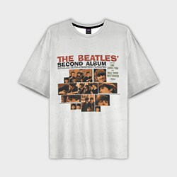 Футболка оверсайз мужская The Beatles Second Album, цвет: 3D-принт