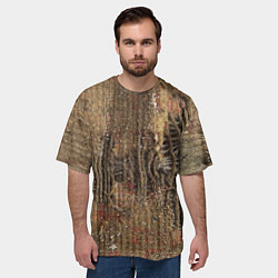 Футболка оверсайз мужская Хайповая грязная рванина, цвет: 3D-принт — фото 2