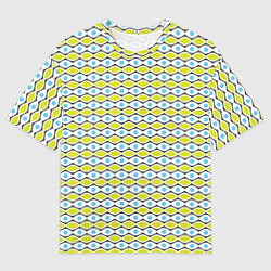 Футболка оверсайз мужская Геометрия абстракция, цвет: 3D-принт