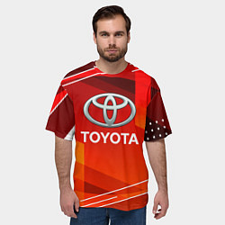 Футболка оверсайз мужская Toyota Abstraction Sport, цвет: 3D-принт — фото 2