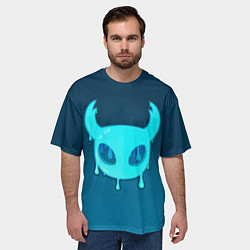 Футболка оверсайз мужская Hollow Knight подтеки, цвет: 3D-принт — фото 2