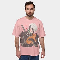Футболка оверсайз мужская Райден и Бродяга, цвет: 3D-принт — фото 2