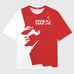 Футболка оверсайз мужская СССР Владимир Ильич Ленин, цвет: 3D-принт